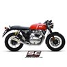 SC-Project Exhausts Conical 70s | Silver | Royal Enfield 650 Interceptor