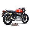 SC-Project Exhausts S1-GP | Silver | Royal Enfield 650 Interceptor