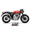 SC-Project Exhausts S1-GP | Silver | Royal Enfield 650 Interceptor