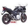 SC-Project Exhaust Oval | Carbon | Suzuki GSF650 Bandit