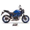 SC-Project Uitlaat Oval | Zilver | Suzuki SV650