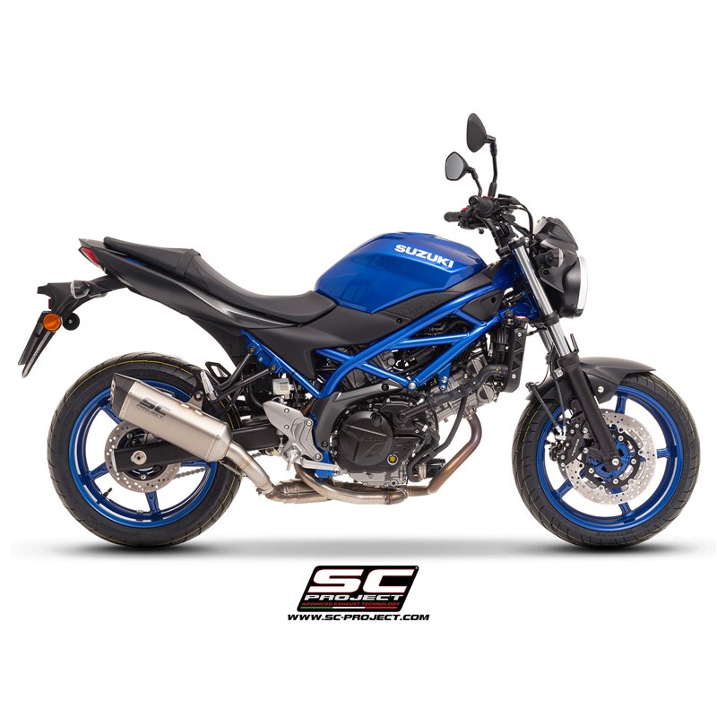 SC-Project Exhaust SC1-S | Silver | Suzuki SV650