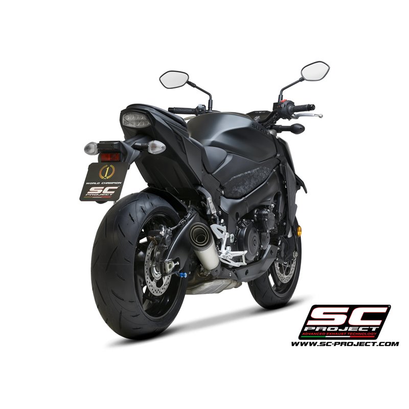 SC-Project Uitlaat S1 | Zilver | Suzuki 950 GSX-S
