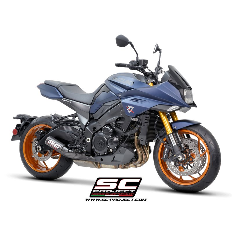 SC-Project Exhaust CR-T Mesh | Carbon | Suzuki 1000 Katana