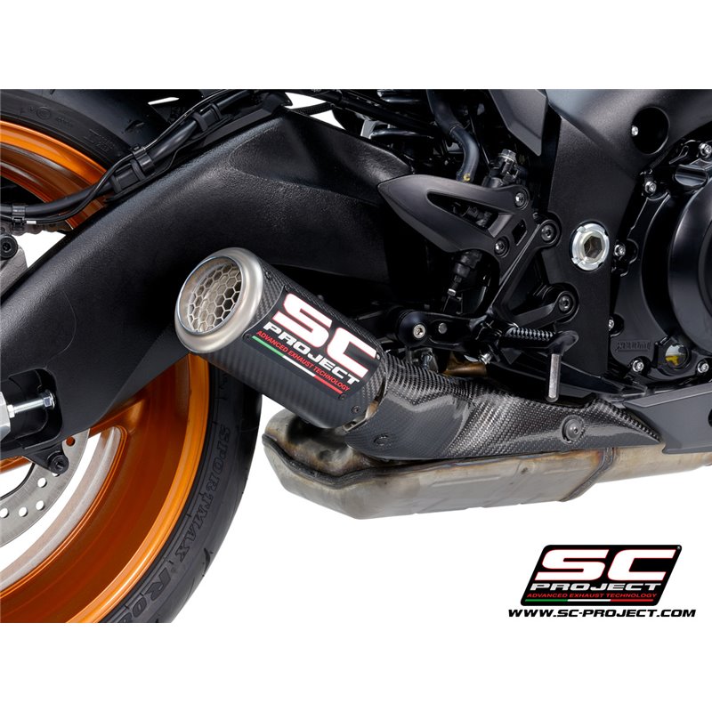 SC-Project Uitlaat CR-T Mesh | Carbon | Suzuki 1000 Katana