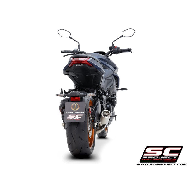 SC-Project Exhaust CR-T Mesh | Silver | Suzuki 1000 Katana