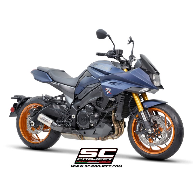 SC-Project Exhaust CR-T Mesh | Silver | Suzuki 1000 Katana