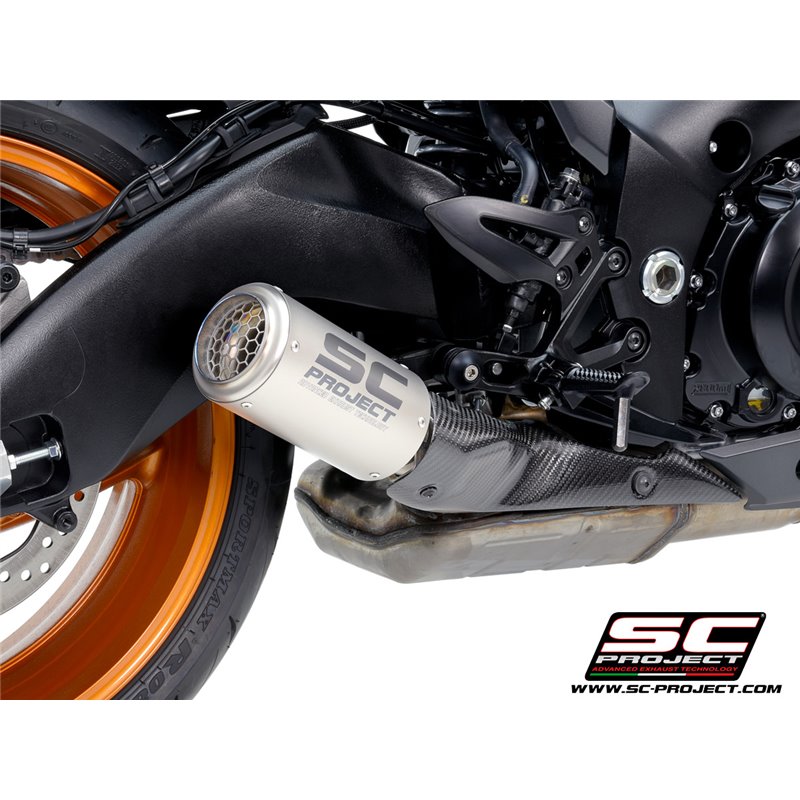 SC-Project Exhaust CR-T Mesh | Silver | Suzuki 1000 Katana