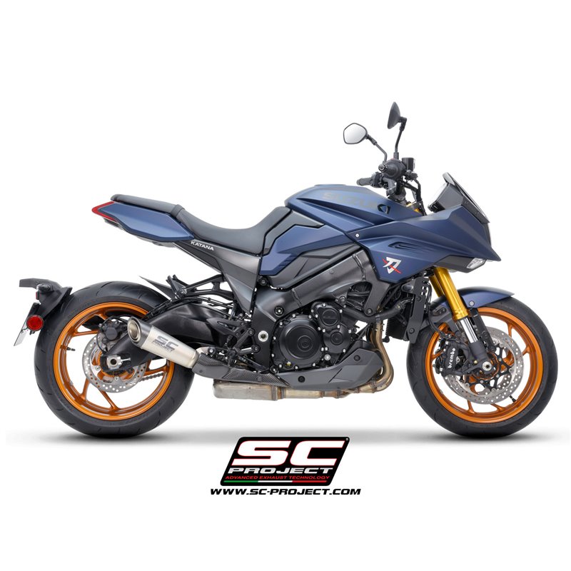 SC-Project Uitlaat S1 | Zilver | Suzuki 1000 Katana