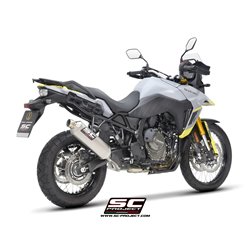 SC-Project Exhaust Rally Raid | Silver | Suzuki 800 V-Strom