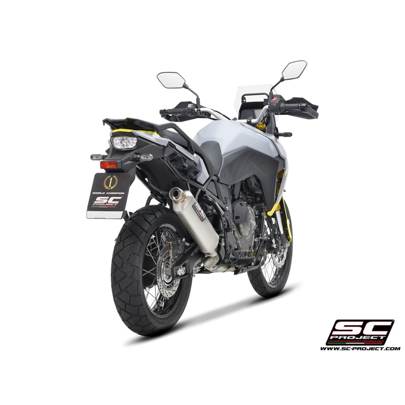 SC-Project Exhaust Rally Raid | Silver | Suzuki 800 V-Strom