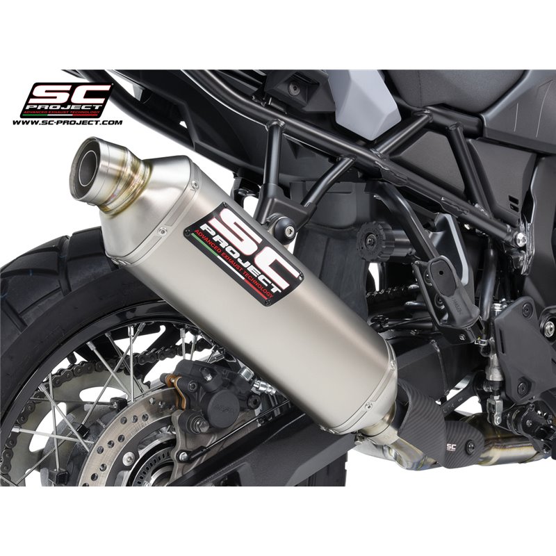 SC-Project Exhaust Rally Raid | Silver | Suzuki 800 V-Strom