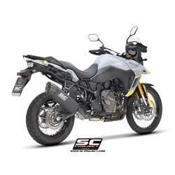 SC-Project Exhaust Adventure | Black | Suzuki 800 V-Strom