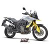 SC-Project Uitlaat Adventure | Zwart | Suzuki 800 V-Strom