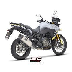 SC-Project Exhaust Adventure | Silver | Suzuki 800 V-Strom