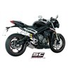 SC-Project Exhaust SC1-R | Silver | Triumph 765 Street Triple