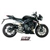 SC-Project Exhaust SC1-R | Silver | Triumph 765 Street Triple