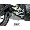 SC-Project Exhaust SC1-R | Silver | Triumph 765 Street Triple