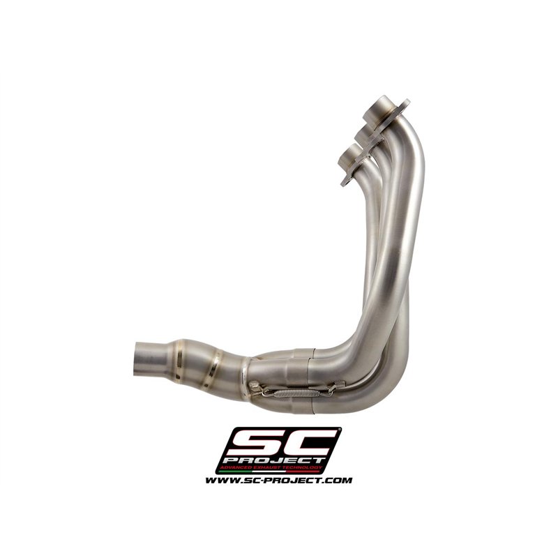 SC-Project Exhaust headers 3-1 SC/OEM | Silver | Triumph 765 Street Triple