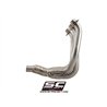SC-Project Exhaust headers 3-1 SC/OEM | Silver | Triumph 765 Street Triple