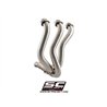 SC-Project Exhaust headers 3-1 SC/OEM | Silver | Triumph 765 Street Triple