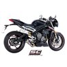 SC-Project Uitlaat CR-T | Zilver | Triumph 765 Street Triple