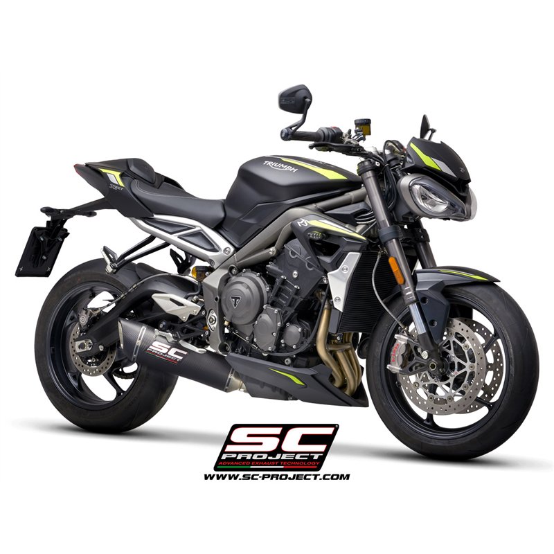 SC-Project Exhaust SC1-R | Carbon | Triumph 765 Street Triple