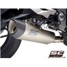 SC-Project Exhaust SC1-R | Silver | Triumph 765 Street Triple