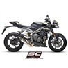 SC-Project Uitlaat S1 | Zilver | Triumph 765 Street Triple