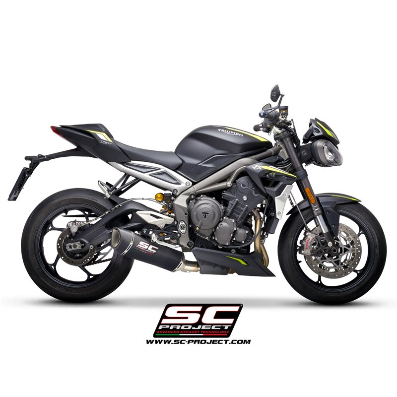 SC-Project Exhaust SC1-R | Carbon | Triumph 660 Street Triple S