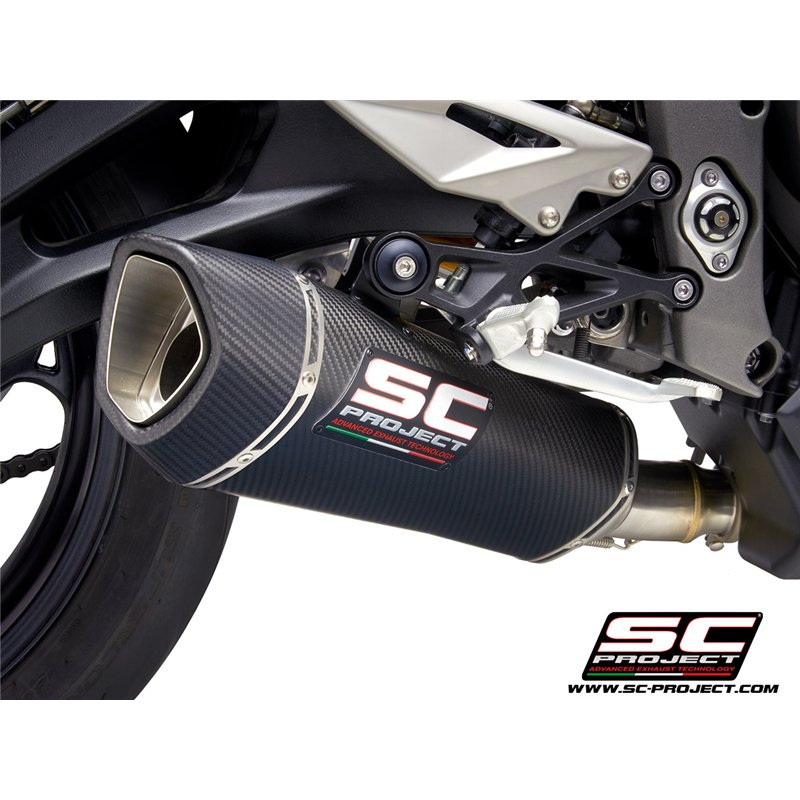 SC-Project Exhaust SC1-R | Carbon | Triumph 660 Street Triple S