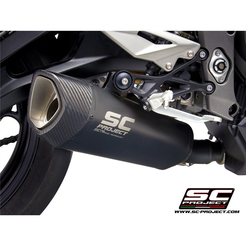 SC-Project Uitlaat SC1-R | Zwart | Triumph 660 Street Triple S