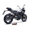 SC-Project Uitlaatsysteem 3-1 S1 | Zilver | Triumph 765 Street Triple
