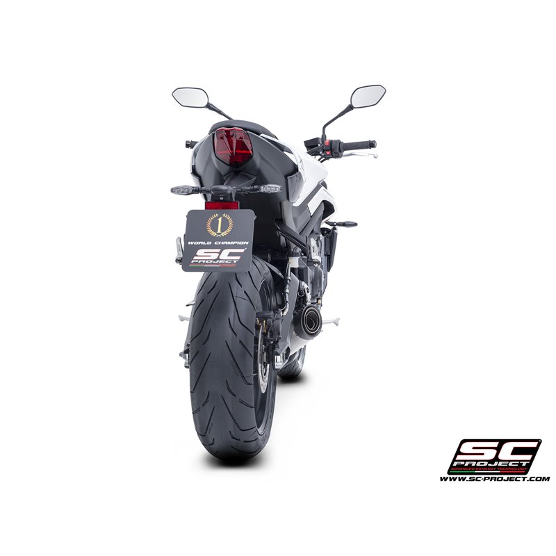 SC-Project Uitlaatsysteem 3-1 S1 | Zilver | Triumph 765 Street Triple