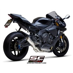 SC-Project Exhaust CR-T Mesh | Silver | Yamaha YZF-R1