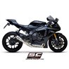 SC-Project Exhaust CR-T Mesh | Silver | Yamaha YZF-R1