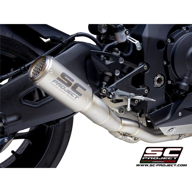 SC-Project Exhaust CR-T Mesh | Silver | Yamaha YZF-R1