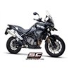 SC-Project Exhaust Oval | Silver | Triumph 850 Tiger