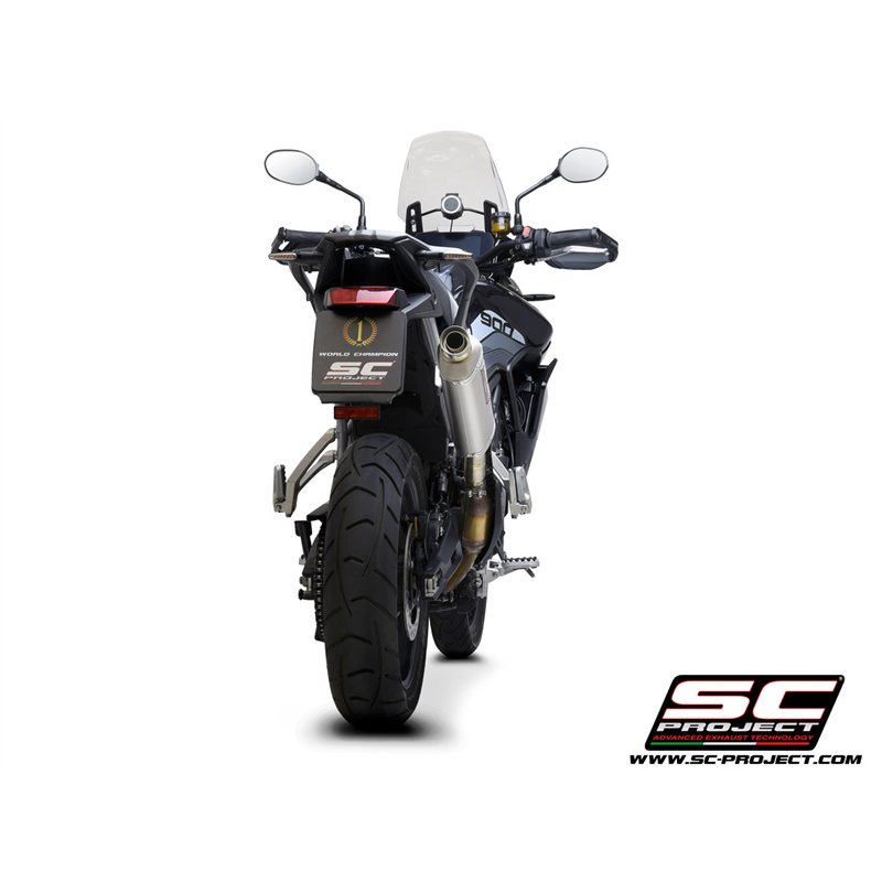 SC-Project Exhaust Rally Raid | Silver | Triumph 850 Tiger