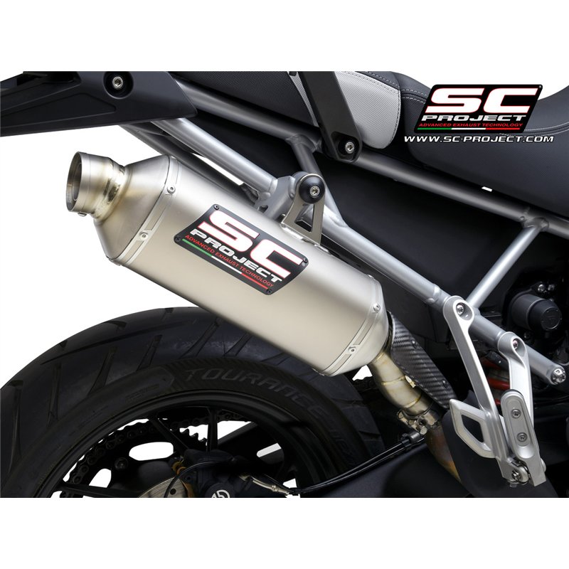 SC-Project Exhaust Rally Raid | Silver | Triumph 850 Tiger
