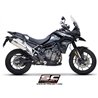 SC-Project Uitlaat X-Plorer II | Zilver | Triumph 850 Tiger