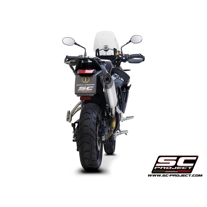 SC-Project Exhaust X-Plorer II | Silver | Triumph 850 Tiger
