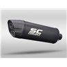SC-Project Exhaust Adventure | Black | Triumph 850 Tiger