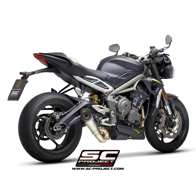 SC-Project Exhaust S1 | Silver | Triumph 660 Street Triple S