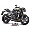 SC-Project Uitlaat S1 | Zwart | Triumph 660 Street Triple S