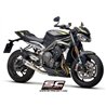 SC-Project Uitlaat S1 | Zilver | Triumph 660 Street Triple S