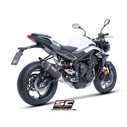 SC-Project Exhaust System 3-1 SC1-S | Carbon | Triumph 765 Street Triple