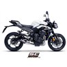 SC-Project Exhaust System 3-1 CR-T Mesh | Carbon | Triumph 765 Street Triple
