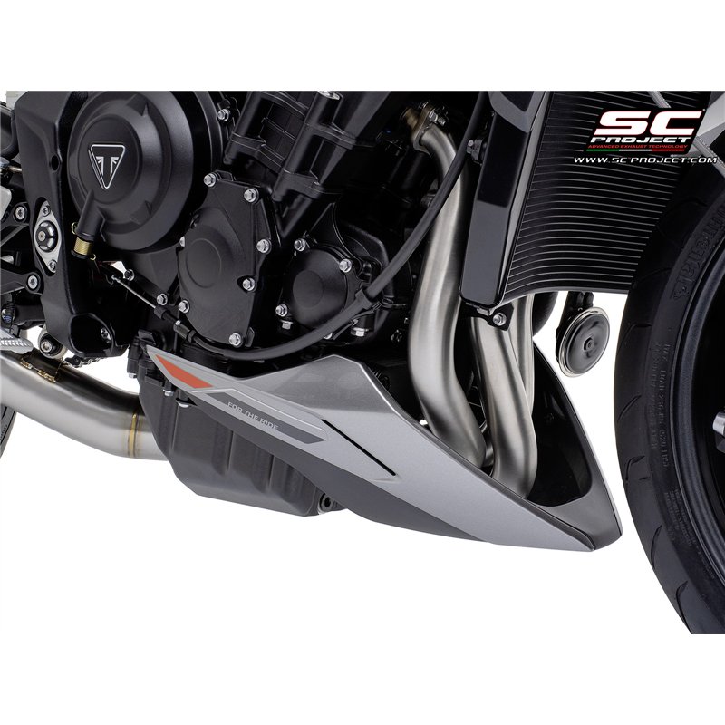 SC-Project Exhaust System 3-1 CR-T Mesh | Carbon | Triumph 765 Street Triple