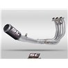 SC-Project Exhaust System 3-1 CR-T Mesh | Carbon | Triumph 765 Street Triple